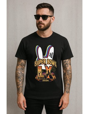 Bad Bunny Super Bowl LX 2026 T-Shirt Short Sleeve | Levi s Stadium