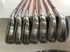 TaylorMade STEALTH Iron Set 6-9,Pw,Aw,Sw 7pc Flex Stiff TENSEI RED TM60 Graphite