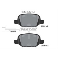 Textar BremsbeläGe Bremsbelegsatz Hinten System TRW FüR Fiat 500 C