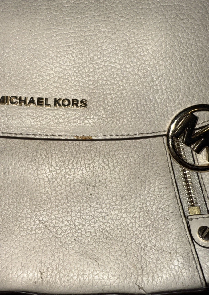 Michael Kors Bedford Legacy Ladies Large Leather Crossbody Bag Beige - Image 2 of 4