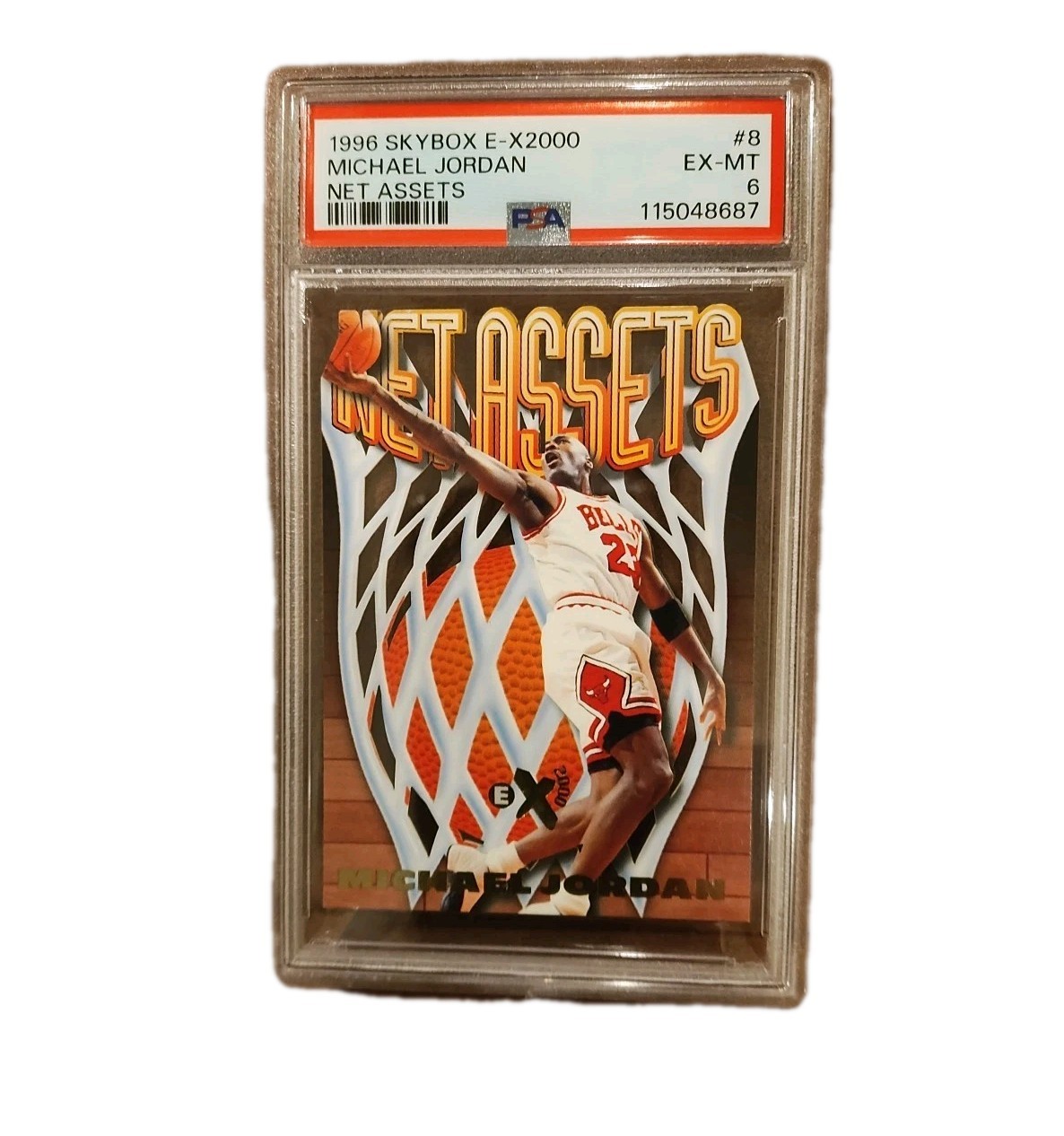 1996 Skybox E-X2000 - Net ASSETS Michael Jordan #8