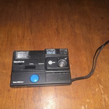 Keystone 1070 Everflash Disc Film Camera Built-In Flash Fixed Focus Black/Blue