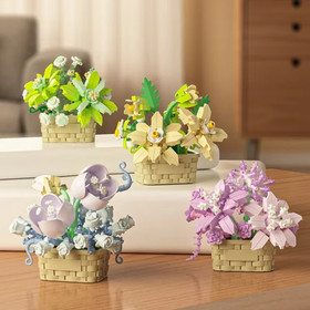 LEGO Icons Orchid Artificial Plant, Building Set with Flowers, Home Decor Gift