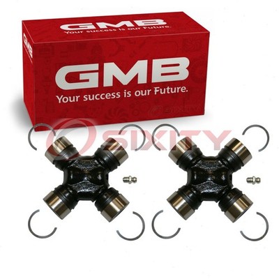 2 pc GMB Front Shaft All Universal Joints for 2003-2014 GMC Savana 1500 rs