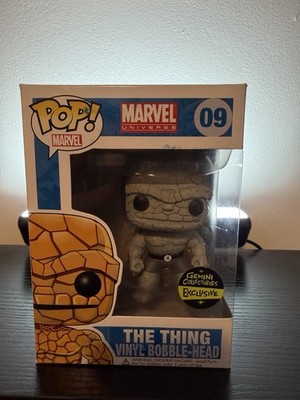 Funko Pop Marvel The Thing #09 - Gemini Collectibles Exclusive - Fantastic Four