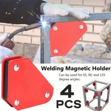 4PCS Welding Magnetic Holder - Multi-Angle 45/90/135° for Metal Welding