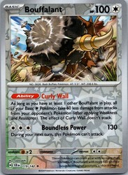 Bouffalant 119/142 Stellar Crown Reverse Holo