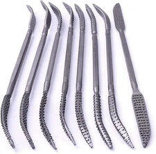 Wood Files and Rasps 8 PCS 5.5 X 200Mm Double Ended Riffelers Woodworking Carvin