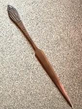 Vintage 1950s S0LID Copper LAKE TAHOE/Emerald Bay Letter Opener