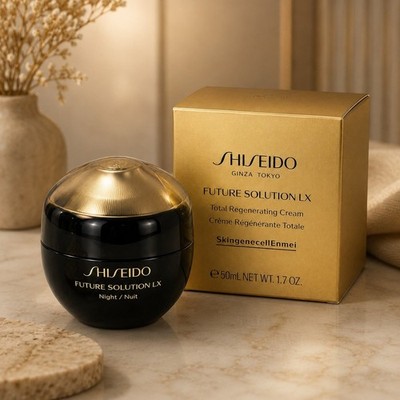 ($285 Value) Shiseido Future Solution LX Total Regenerating Cream 1.7 Oz 50ml
