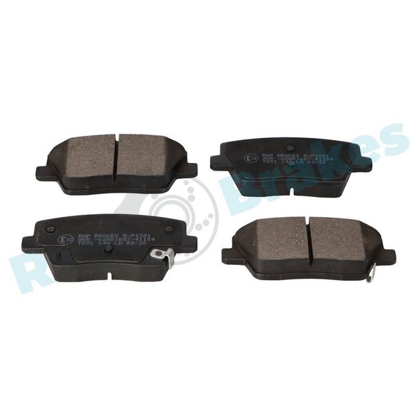 RAP Brakes Bremsbelagsatz, Scheibenbremse R-P1591 FüR Hyundai-image