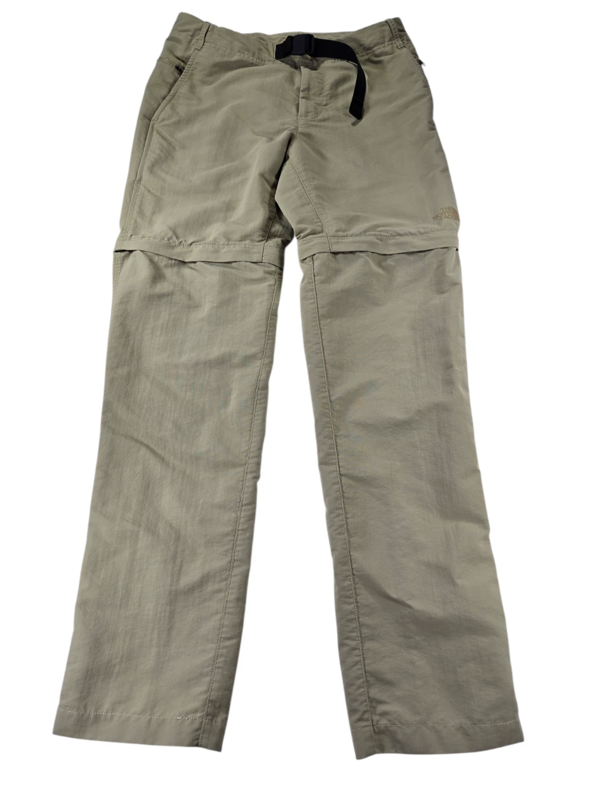North Face Mens 32 Long Convertible Pants Hiking Outdoors Khaki