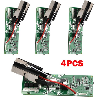 #ad 4Pcs Li Ion Battery Charging Protection Circuit Board For 18V RYOBI RB18L4 HOT $45.95