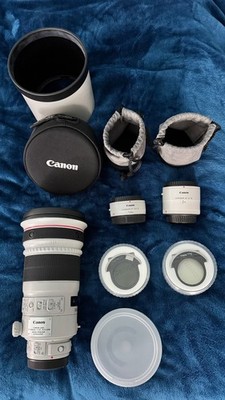 Canon EF 300 mm F/2.8 L IS USM Objektiv mit viel nützlichem Zubehör