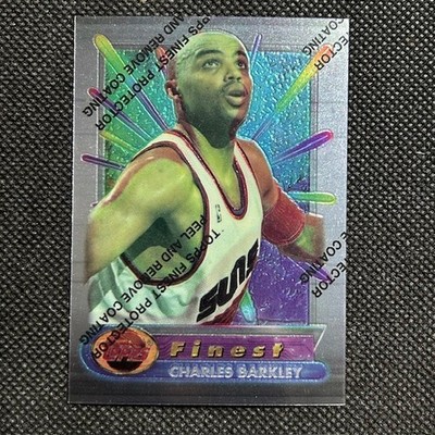 1994-95 Topps Finest Charles Barkley #34 Phoenix Suns W/Peel
