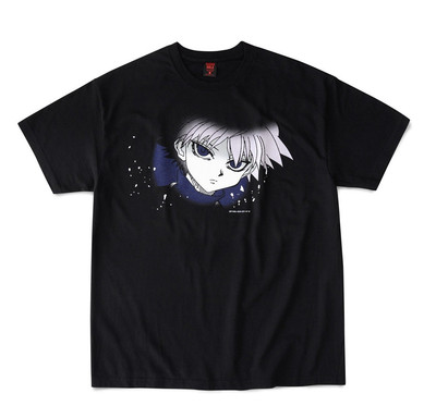 HUNTERxHUNTER x GEEKS RULE SIEBDRUCK T-SHIRT Killua Baumwolle Japan Neu