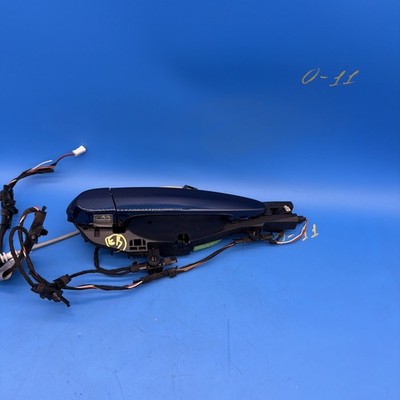 08-13 BMW 335i M3 E90 E92 E93 Front Left Exterior Door Handle Blue OEM