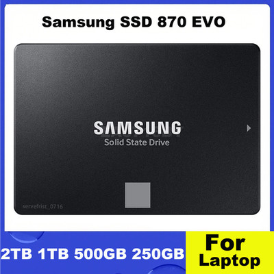 SSD 870 EVO 2TB 1TB 500GB 250GB SAMSUNG 2.5'' SATA 3 Solid State Drive for laptop