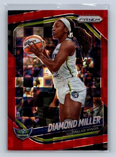Diamond Miller 2025 Panini Prizm Diamond Miller Red