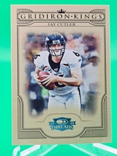 Jay Cutler 2008 Donrus Gridiron Kings Threads SSP  19/25 - Broncos PGK-45 Blue