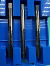 12-24NC Dual Oxide HSS 3 Piece Flute Hand Taper Set Made in USA Brand New