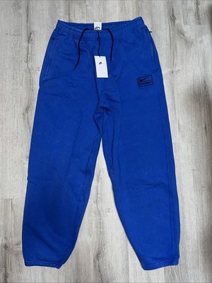 Nike X Stussy Acid Wash Fleece Sweatpants DR4025-480 Size Medium