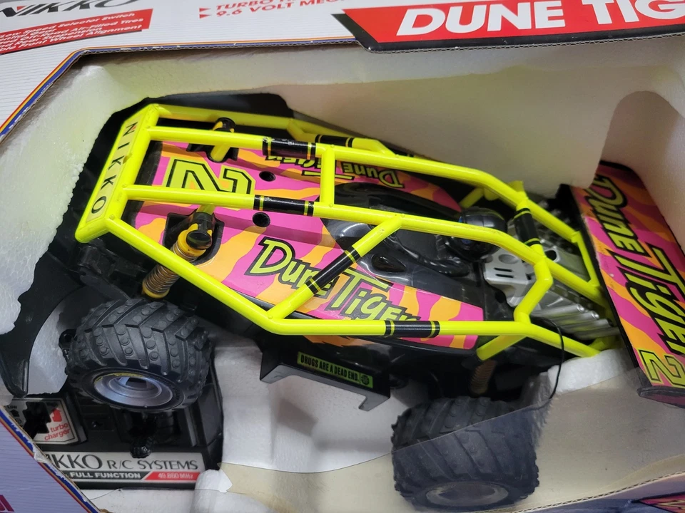 Rare Vintage 80’s Nikko Dune Tiger 1:16 R/C Buggy NEW! - Image 2 of 4
