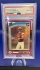 Panini Donruss 2024 Jayden Daniels Rated Rookie Optic Preview Pink #389 PSA 10