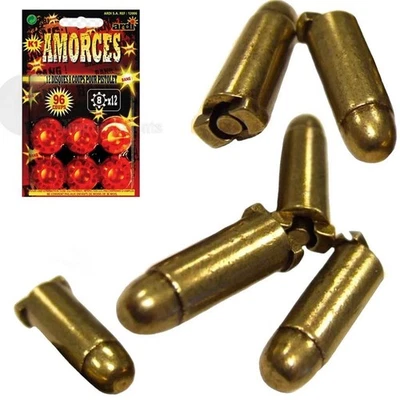 BA49 6 Balles factices + 96 amorces pour COLT Denix WESTERN - Photo 1/4