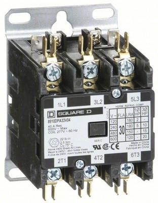 NEW! SCHNEIDER ELECTRIC Square D 8910DPA33V04 Contactor 600-Vac 30-Amp Dpa 