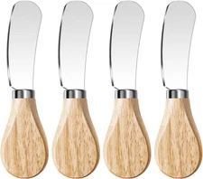 Butter Knife Spreader, Cheese Spreader Knives Set of 4, Stainless Steel Butter K