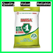 Super Maize Meal South African Food Staple Food from South Africa,10kg, white 3.00 per kilo
