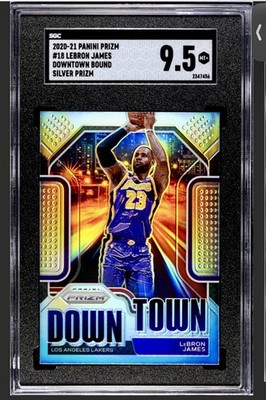 2020-21 Panini Prizm - Downtown Bound LeBron James #18 Silver
