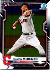 2021 Bowman Chrome #6 Triston McKenzie