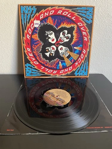 KISS Rock And Roll Over Vinyl Record Album LP 1st Orig US Press 1976 VG+