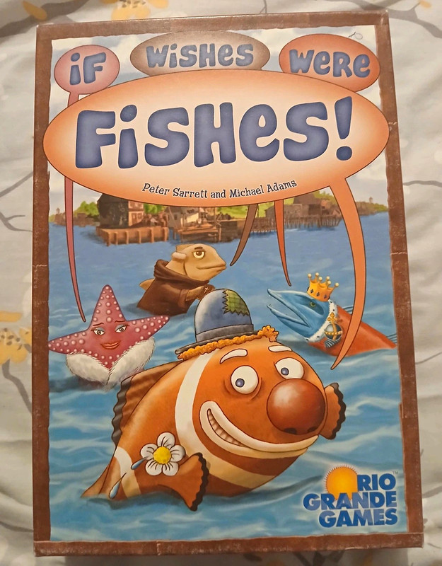 Rio Grande Games If Wishes Were Fishes! Board Game 2 Players Animals 2005