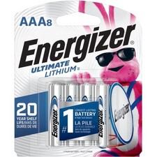 ENERGIZER ULTIMATE LITHIUM - BATTERIES AAA 8-PACK UPC: 039800130778