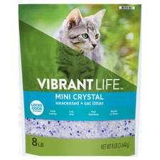 Mini Crystal Unscented Cat Litter, 8 Lb 1.29 per pound