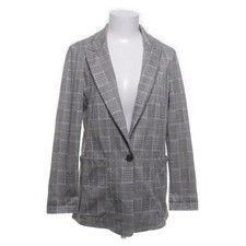 H&M, Blazer, Größe: 40, Grau/Schwarz/Gelb, Glencheck, Tweed, Damen #1p9