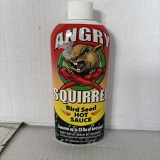 Angry Squirrel Bird Seed Hot Sauce 2X 8 oz by Harris Treats 35 lbs of bird seed