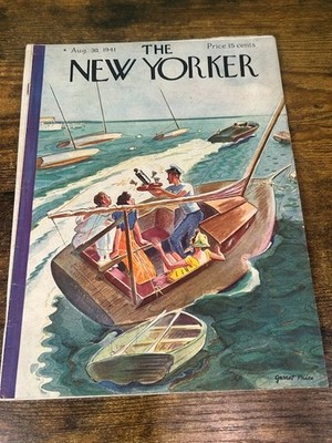 New Yorker magazine August 30 1941 Irwin Shaw Ogden Nash Addams A J Liebling