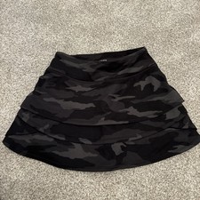 Athleta Girl Camo Lux Swing Skort XS 6 NWT Tennis Golf