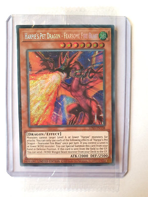 Spieldrache Der Harpyien-Feuerball-Attacke LDS3-EN138 Secret OVP YUGIOH NearMint