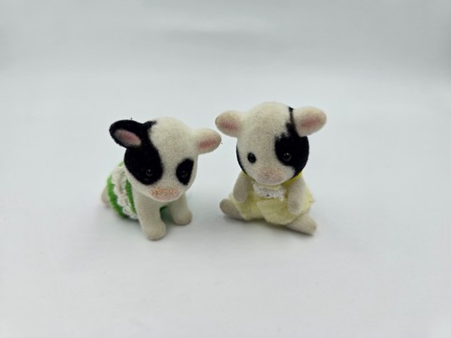 Sylvanian Families Calico Critters Buttercup Friesian Cow Twins - Picture 7 of 15