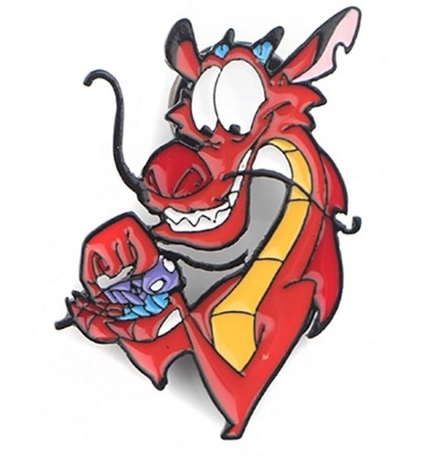 Mulan Dragon Metal Enamel Pin