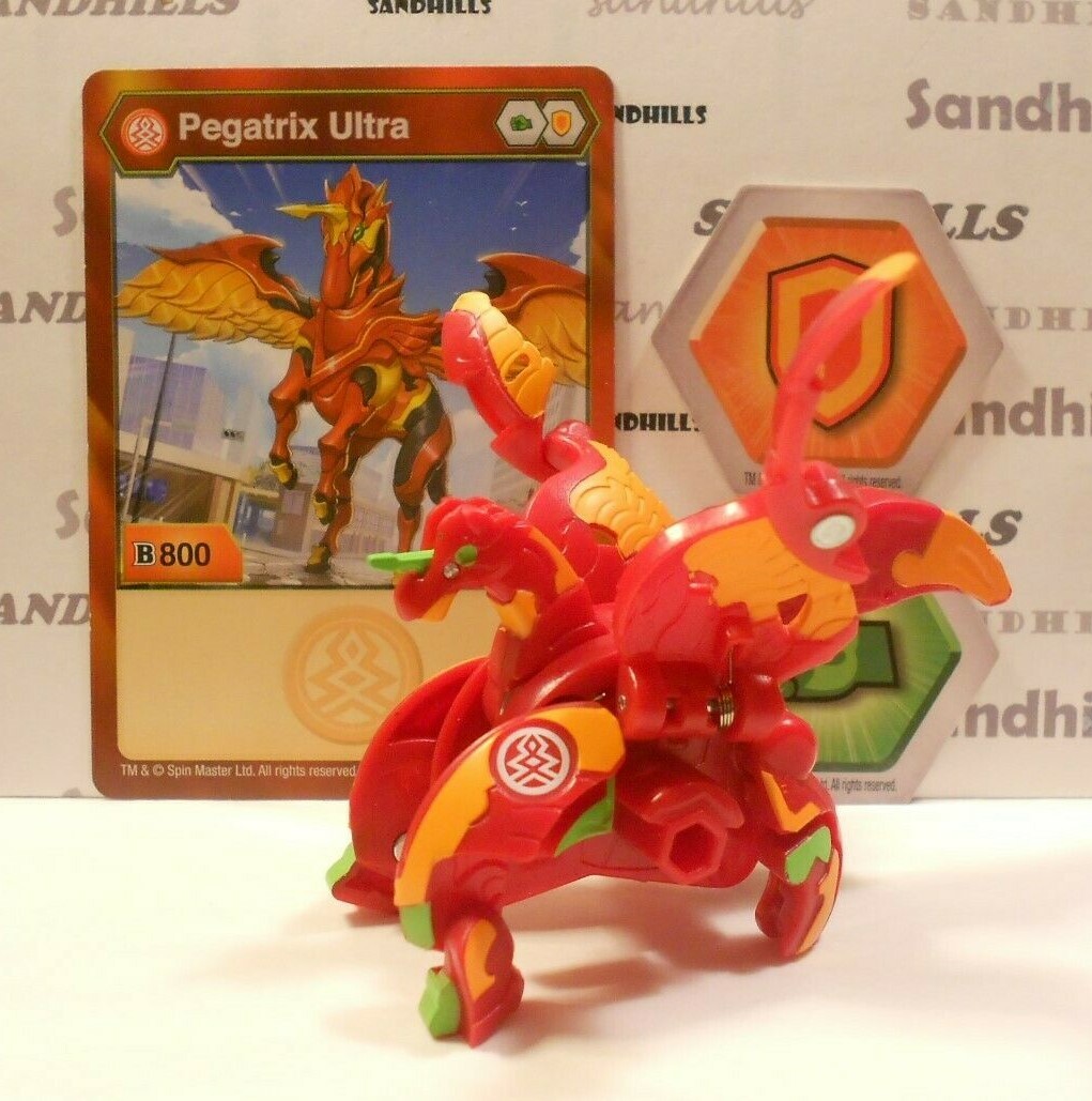 Bakugan Pegatrix Ultra Armored Alliance Red Pyrus B800 - Card - 2