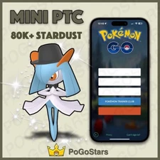 Pokémon PTC GO - Shiny Kirlia Top Hat - 80K Stardust✨Read Description✨