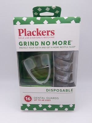 Plackers Grind No More Dental Night Guard for Teeth Grinding 16 Count *READ MORE