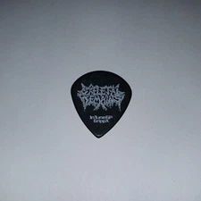 SKELETAL REMAINS Logo Signature Milwaukee Metal Fest 2024 Stage Used GUITAR PICK