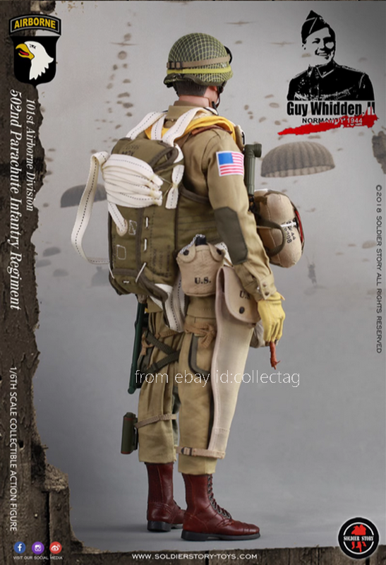 WWII 101st Airborne Division 502 Guy Whidden 1/6 Scale